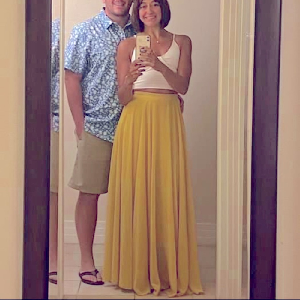 Chiffon Maxi Skirt